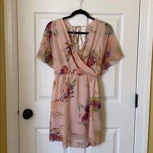 Gorgeous floral pink dress